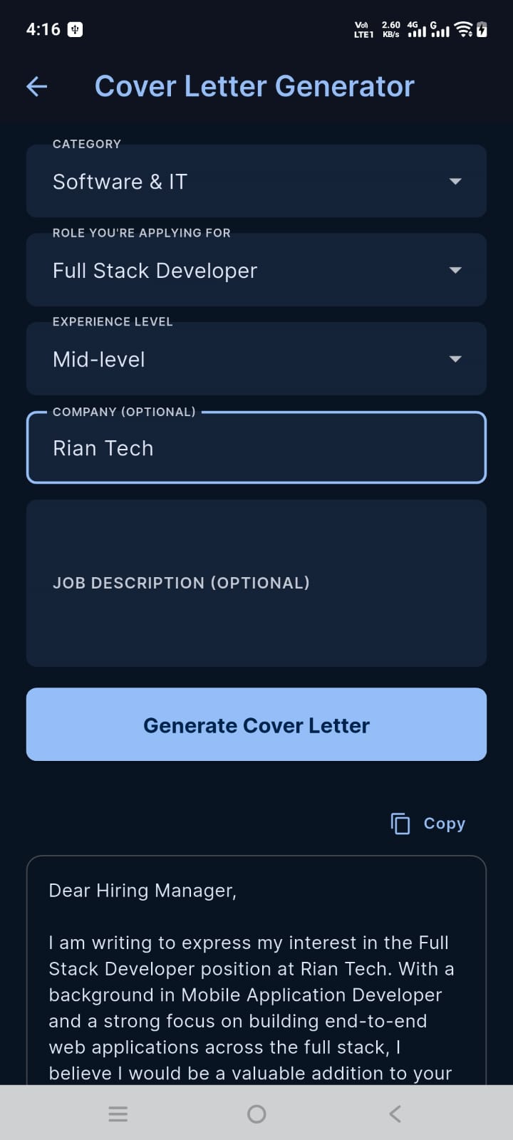 HireQ.AI: AI Resume Builder screenshot 4