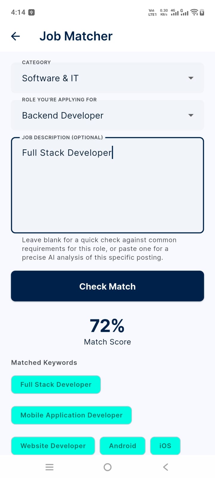 HireQ.AI: AI Resume Builder screenshot 1
